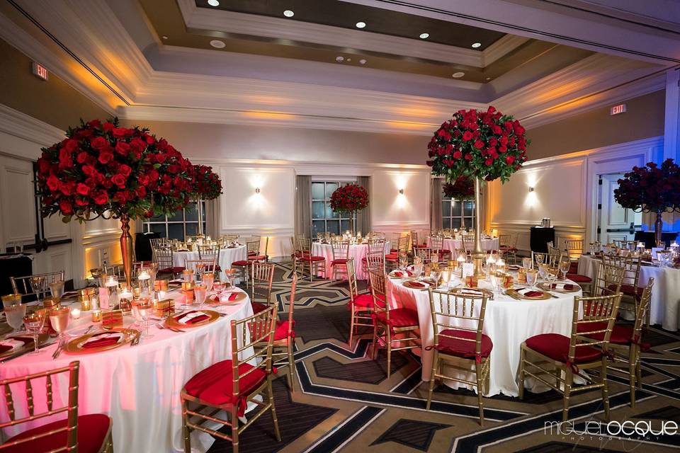 Red and Gold Wedding