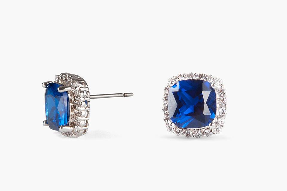 DELILAHK HALO SAPPHIRE CRYSTAL STUDS
Delicate crystal halo studs featuring a cushion cut hand set cubic zirconia stone surrounded with hints of clear sparkle. Achieve an opulent look with these elegant beauties.
http://www.delilahk.com/delilahkbridal/bridal-party/something-blue/delilahk-halo-sapphire-crystal-studs.html