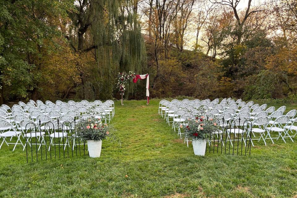 Outdoor Ceremony area