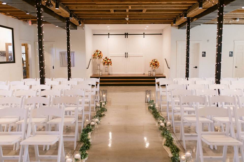 Inside ceremony