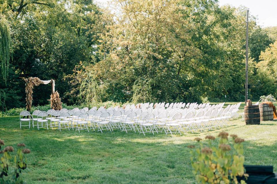 Outdoor Ceremony area