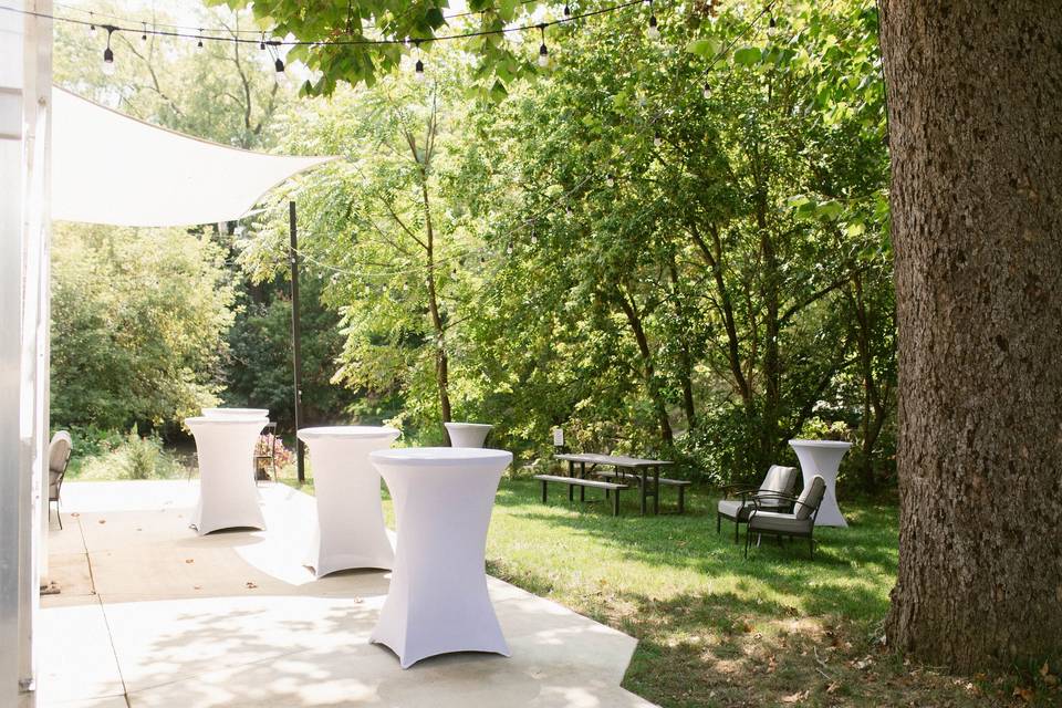 Patio area