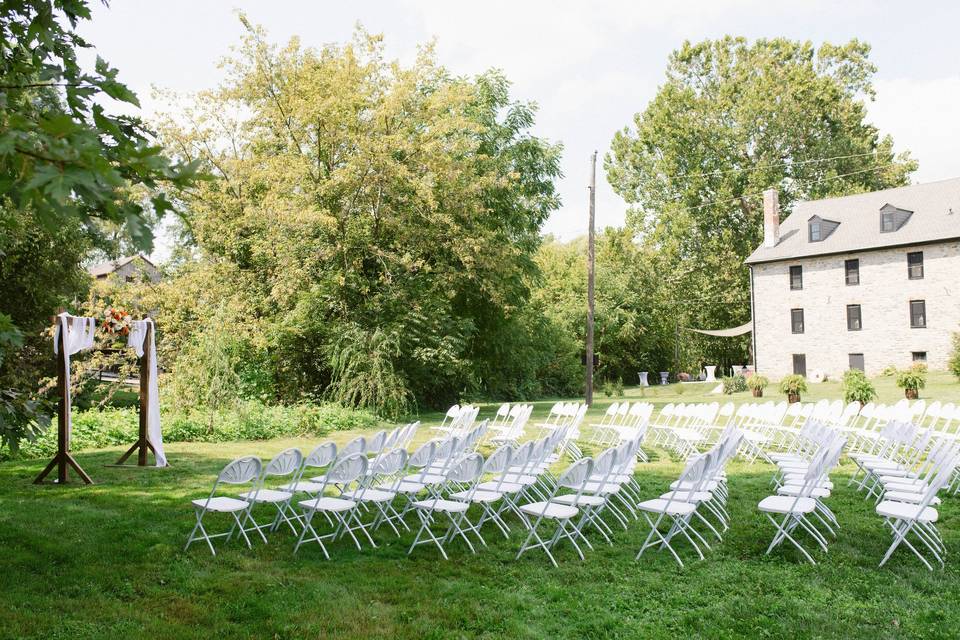 Outdoor Ceremony area