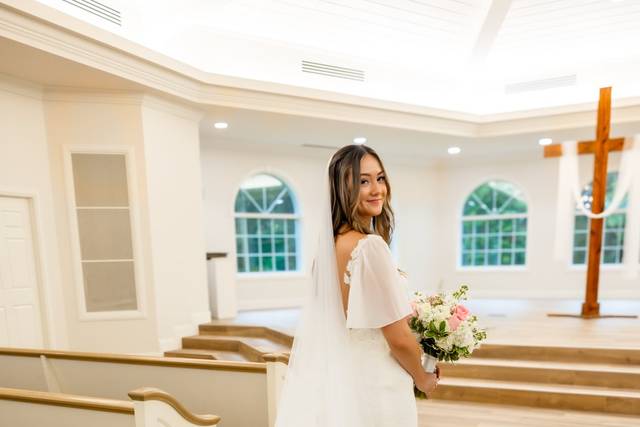 Bride in dress