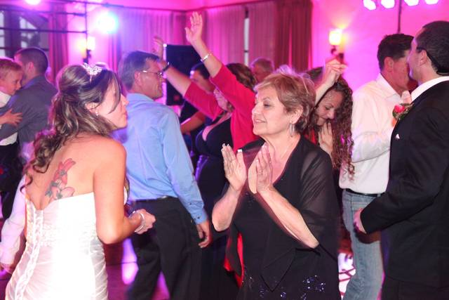 Happy bride, proud mom