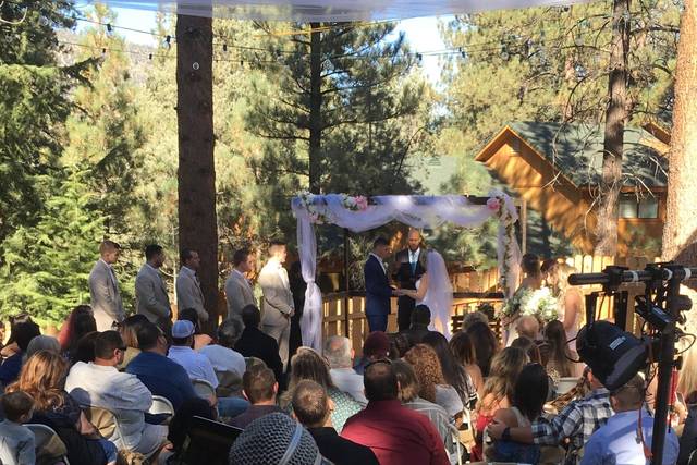 Wedding ceremony pre-party