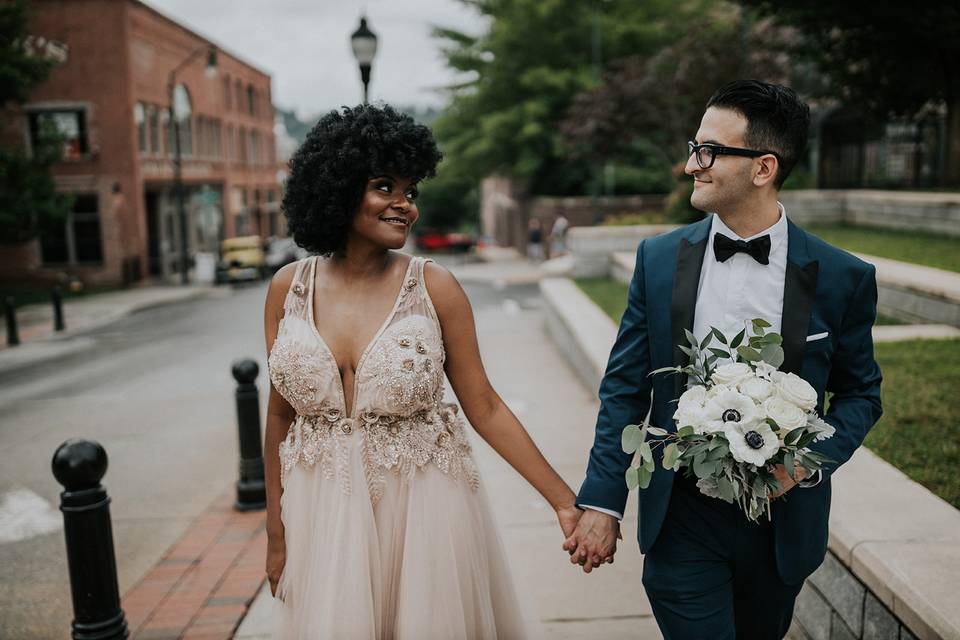 Downtown Asheville Elopement