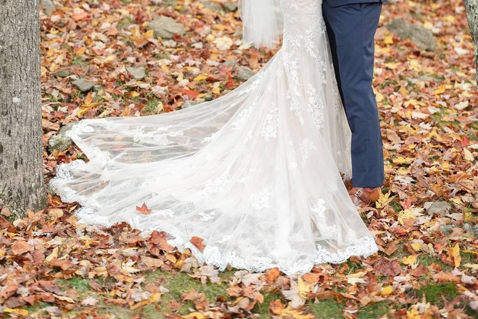 Fall Wedding - First Look!