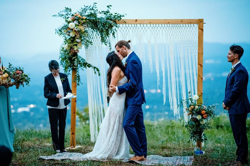 Outdoor Mountaintop Wedding