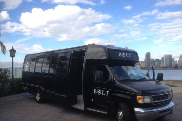 Bolt Transportation Limo Bus