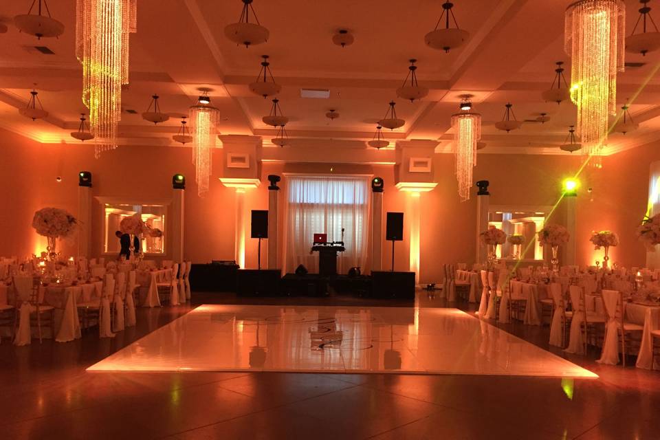 Wide ballroom