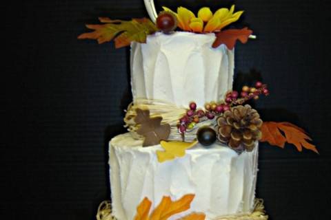 Beautiful fall colors cake!