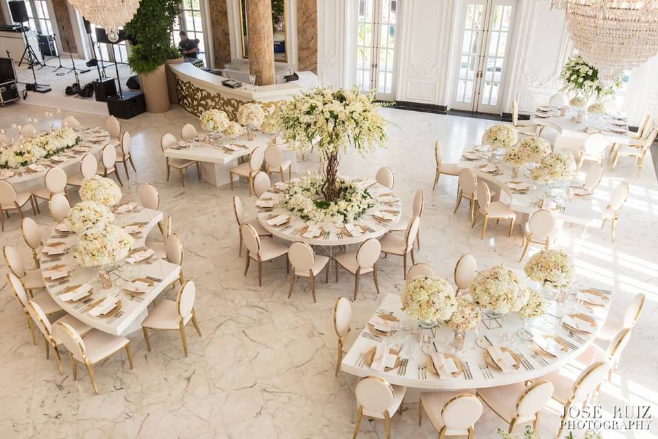 Wedding Floor Plant