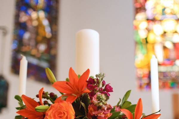 Orange flowers