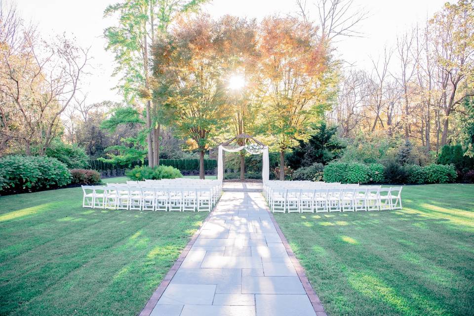 Fall Outdoor Ceremony