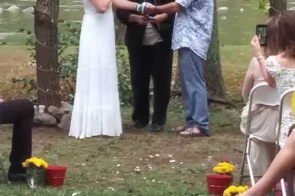 Handfasting on the Nolichucky