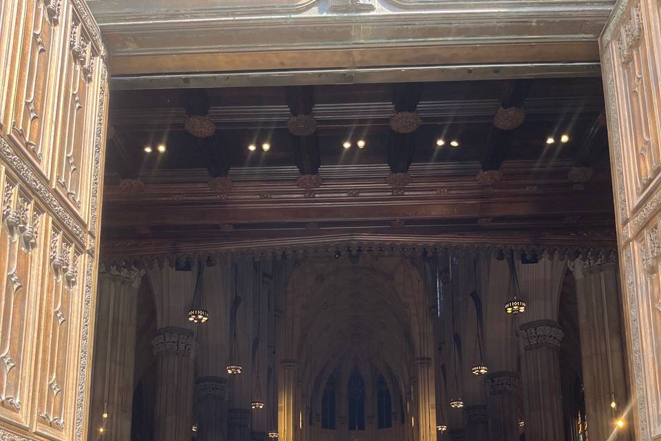 Wedding at Patrick catherdal