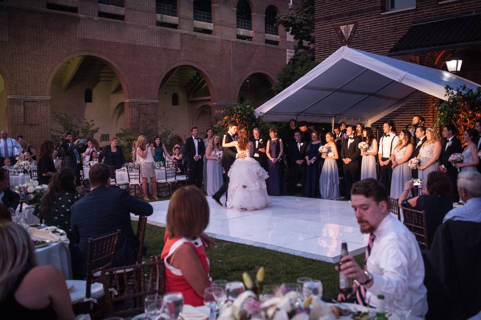 First dance in Warden Garden