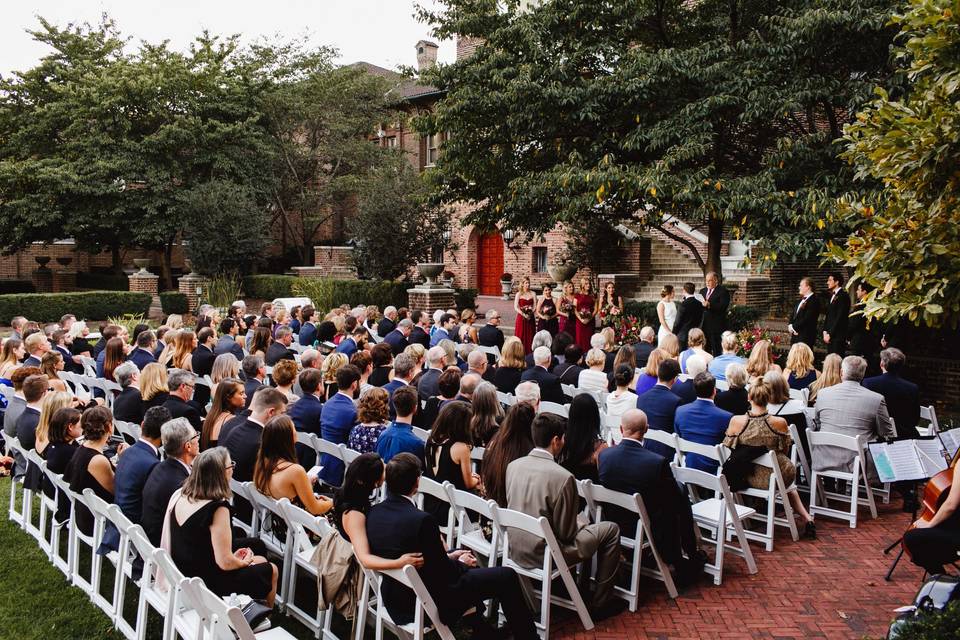 Ceremony in Warden Garden