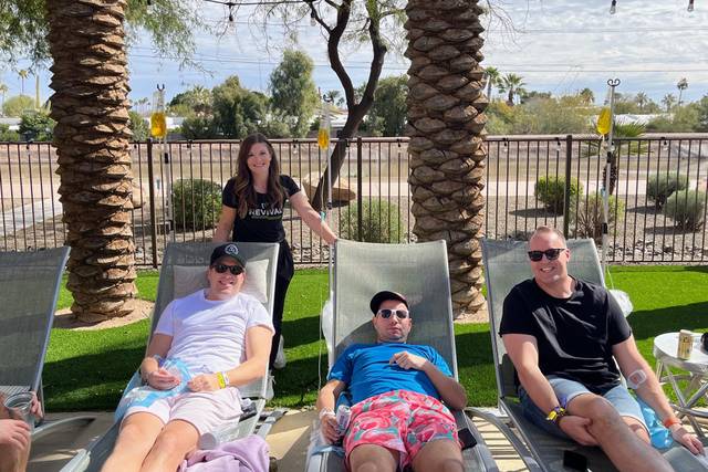 Bachelor Party by the pool