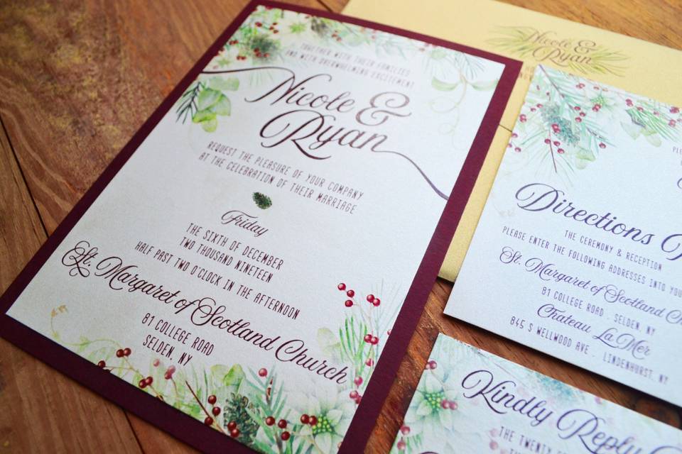 Red Letter Day Invitations & Design