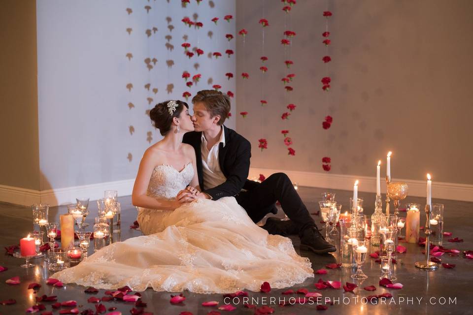 Beautiful ceremony backdrop