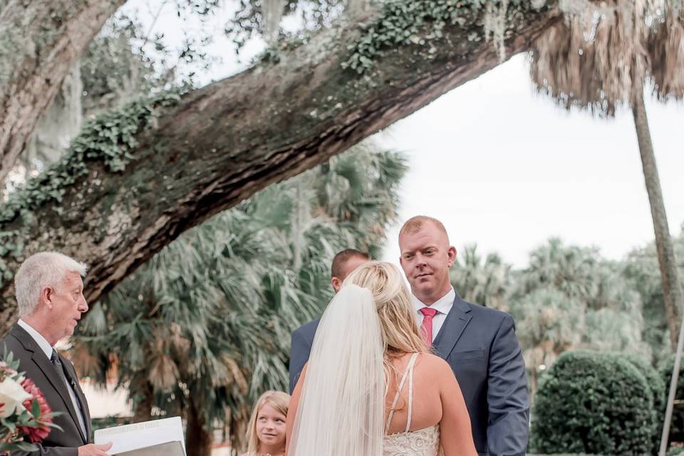 Bride & Groom at Altar