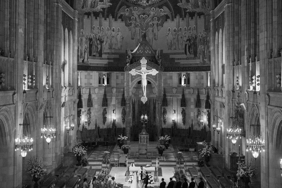Rosary Cathedral Wedding