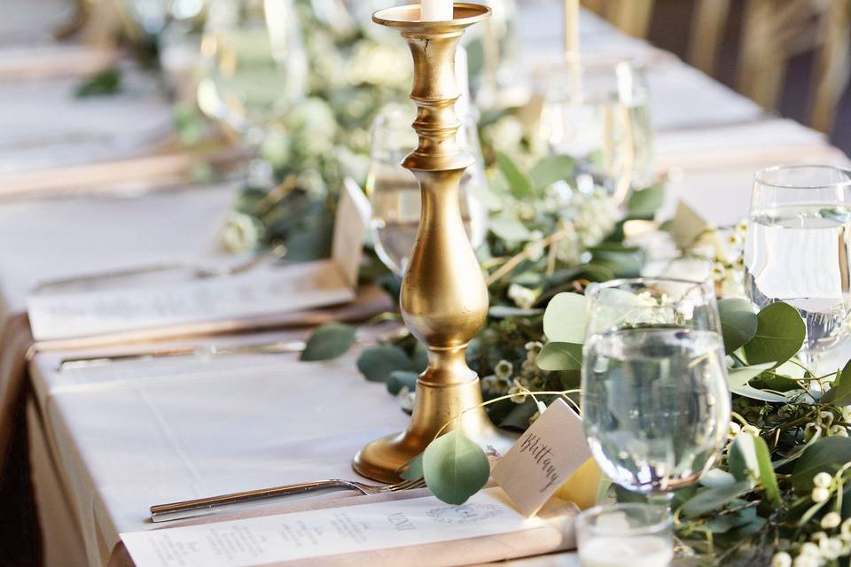 Wedding head table
