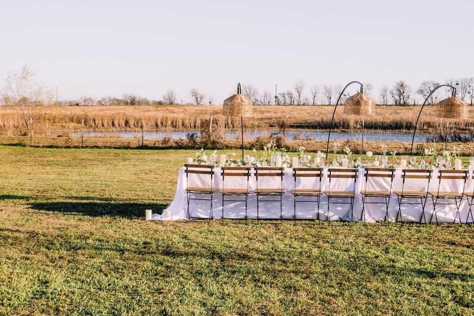 Reception set up