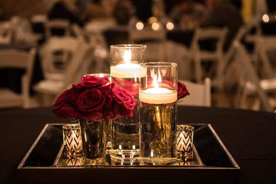 Romantic candlelight