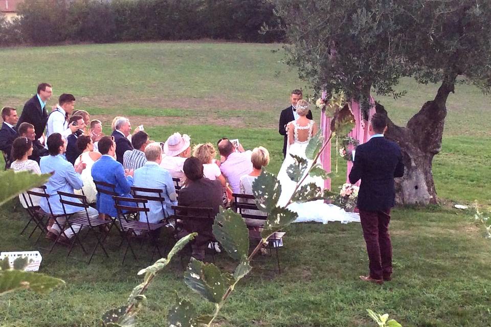 Outdoor wedding