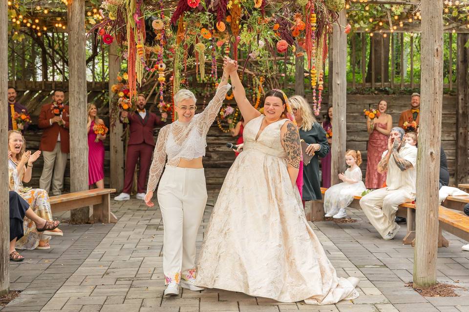 Gardens of Castle Rock wedding