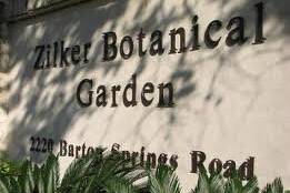 Zilker Botanical Gardens, in Downtown Austin.