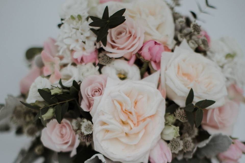 Soft Pink and White Bouquet