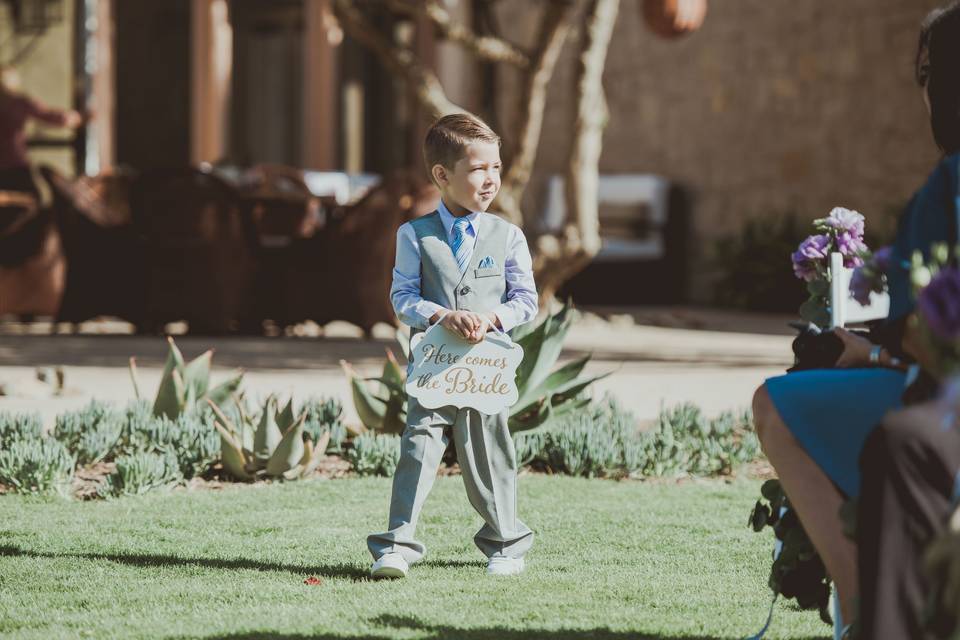 Sign bearer