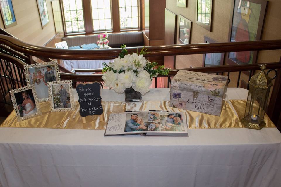 Wedding wishes guest book