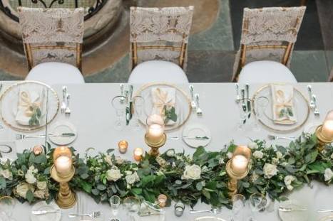 Green table theme