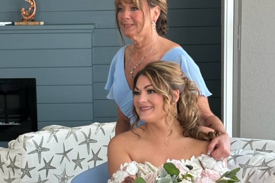 Bride and mother of the bride