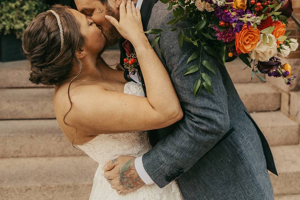 Couple at Entrance