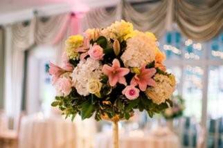 Wedding decor set up