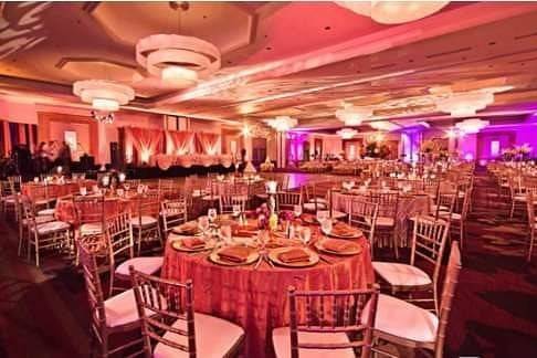Wedding decor set up