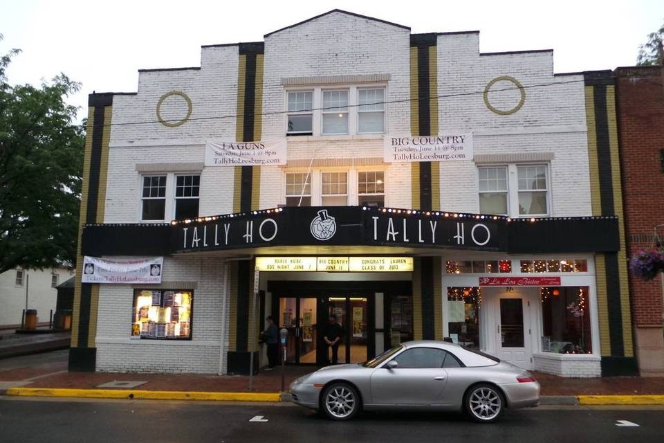 Exterior view of the Tally Ho Theatre