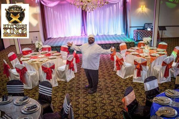 The chef in the reception hall