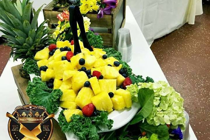 Fruit buffet table