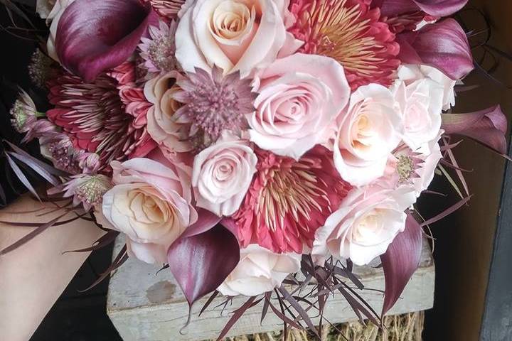 Bridal Bouquet Blush Rose