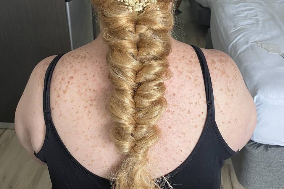 Tousled Fishtail braid