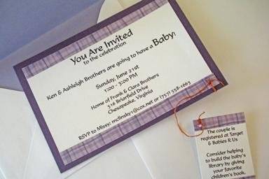 Sample Invite for baby shower