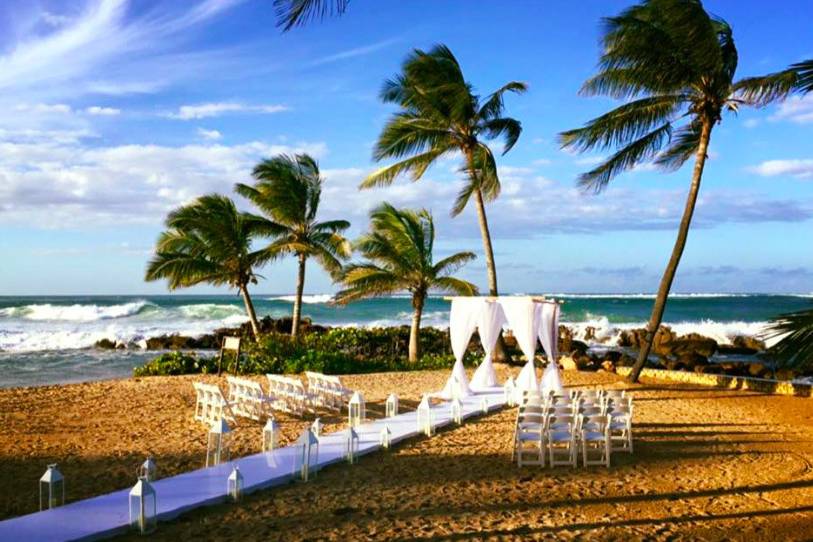 Ceremony setting