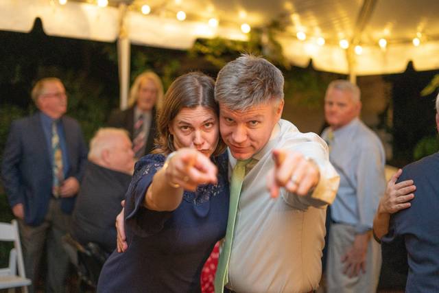 Fun at the reception